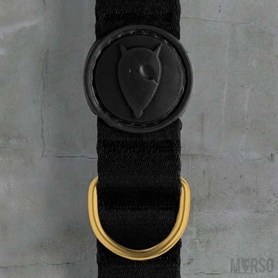 Morso Halsband Hond Gerecycled Gold Caviar Goud 30-42x1.5 cm