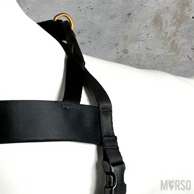 Morso Norwegian Hondentuig Gerecycled Gold Caviar Goud 39-48x35 cm