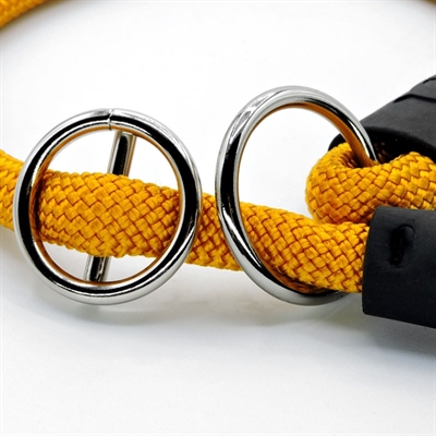 Morso Half Slip Halsband Hond Regular Rope Gerecycled Gold Goud 45x1 cm