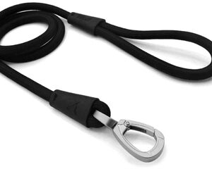 Morso Hondenriem Soft Rope Gerecycled Black Zwart 120x1 cm