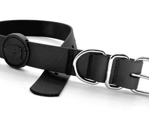 Morso Halsband Hond Waterproof Gerecycled Black Zwart 23-31x1.5 cm