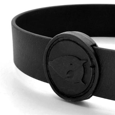 Morso Halsband Hond Waterproof Gerecycled Black Zwart 23-31x1.5 cm