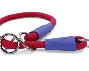Morso Half Slip Halsband Hond Regular Rope Gerecycled Red Velvet Rood 45x1 cm