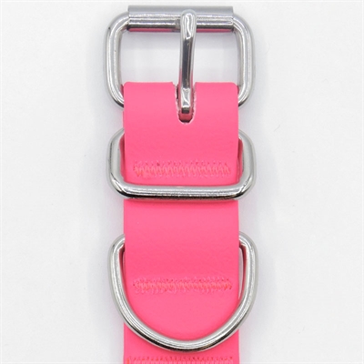 Morso Halsband Hond Waterproof Gerecycled Passion Pink Roze 23-31x1.5 cm