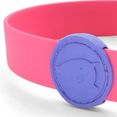 Morso Halsband Hond Waterproof Gerecycled Passion Pink Roze 23-31x1.5 cm