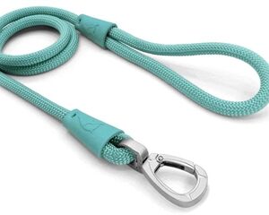 Morso Hondenriem Regular Rope Gerecycled Aquamarine Blauw 120x1 cm