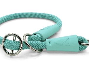Morso Half Slip Halsband Hond Regular Rope Gerecycled Aquamarine Blauw 45x1 cm
