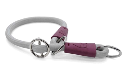 Morso Half Slip Halsband Hond Soft Rope Gerecycled Grey Grijs 45x1 cm