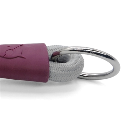 Morso Half Slip Halsband Hond Soft Rope Gerecycled Grey Grijs 45x1 cm