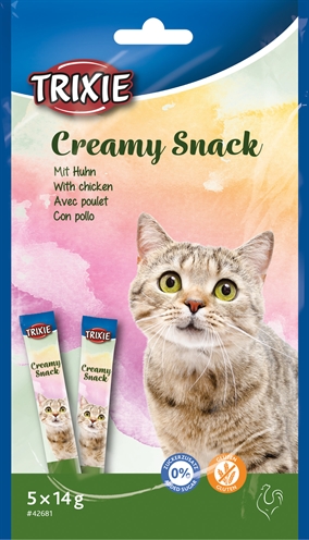 Trixie Creamy Snack Kip 5x14 gr 6 st