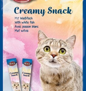 Trixie Creamy Snack Witvis 5x14 gr 6 st
