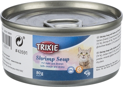 Trixie Garnalen Soep Kip / Garnalen Glutenvrij 80 gr