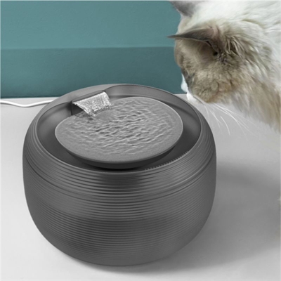 Martin Drinkfontein Voor Kat En Kleine Hond Zwart 21x21x15 cm 2.5 ltr