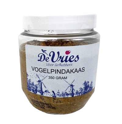 DE Vries Vogelpindakaas 350 gr