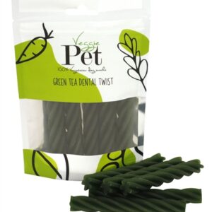 Veggie Pet Green Tea Dental Twist 100 gr