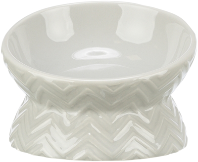 Trixie Verhoogde Voerbak / Waterbak Keramiek Licht Taupe 150 ml 13 cm