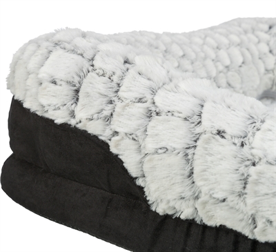 Trixie Vital Hondenmand Lino Hoekig Zwart / Grijs 70x55 cm