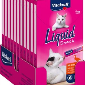 Vitakraft Cat Liquid Snack Eend & B-Glucaan 11x6 st