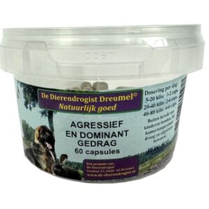 Dierendrogist Agressief / Dominant Capsules 60 st