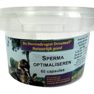 Dierendrogist Sperma Optimaliseren Capsules 60 st