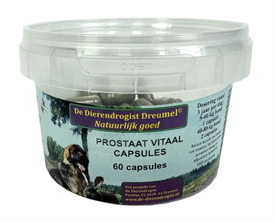 Dierendrogist Prostaat Vitaal Capsules 60 st