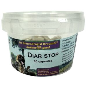 Dierendrogist Diar Stop Capsules 60 st