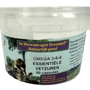 Dierendrogist Omega 3-6-9 Vetzuren Capsules 60 st