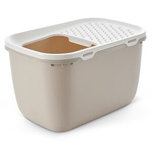 Savic Kattenbak Hop In Giant Wit / Mokka 74x50x43.5 cm