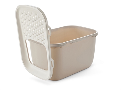Savic Kattenbak Hop In Giant Wit / Mokka 74x50x43.5 cm