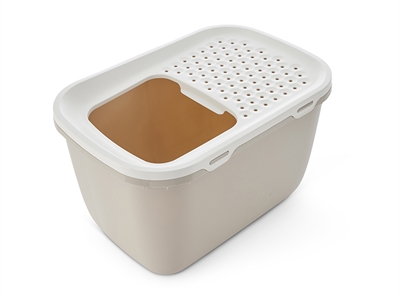 Savic Kattenbak Hop In Giant Wit / Mokka 74x50x43.5 cm
