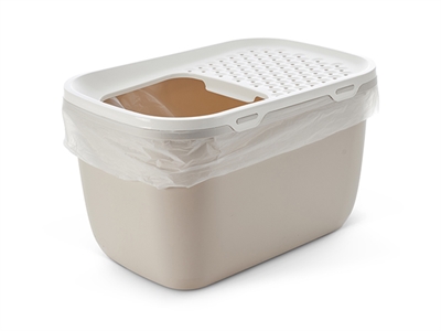Savic Kattenbak Hop In Giant Wit / Mokka 74x50x43.5 cm