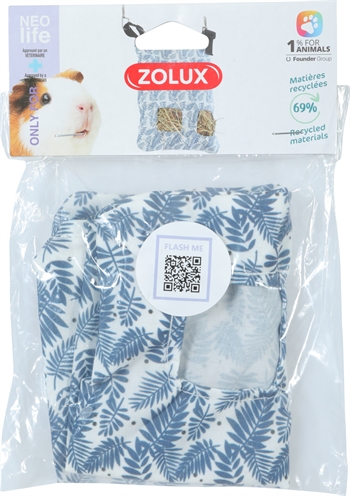 Zolux Neolife Hooizak Cavia Blauw 20x25 cm