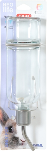 Zolux Neolife Drinkfles Glas Konijn 350 ml
