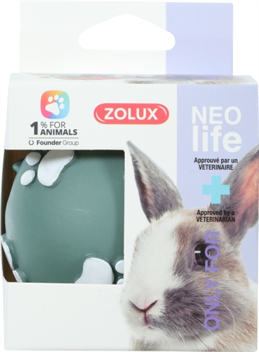 Zolux Neolife Snackbal Konijn Groen 7x7x7 cm