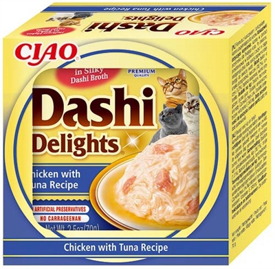 Inaba Dashi Delights Chicken With Tuna Recipe 70 gr