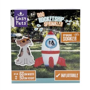 Easypets Summer Rocketship Sprinkler 60x55x93 cm