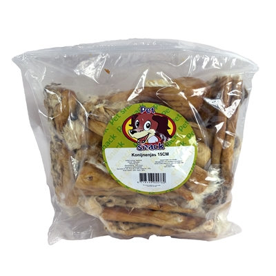 Petsnack Konijnenjas 21 cm 1 kg +/- 25 st