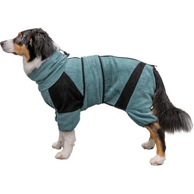 Trixie Badjas / Huisoverall Badstof Petrol 38 cm