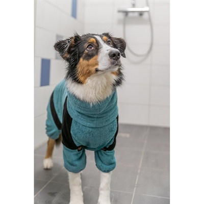Trixie Badjas / Huisoverall Badstof Petrol 38 cm
