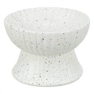 Trixie Voerbak / Drinkbak Kat Verhoogd Keramiek Wit 200 ml 13 cm