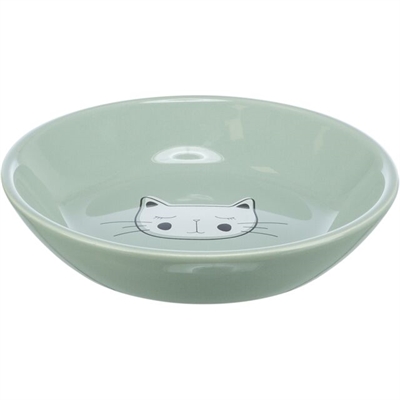 Trixie Voerbak / Drinkbak Kat Verhoogd Keramiek Assorti 200 ml 14 cm