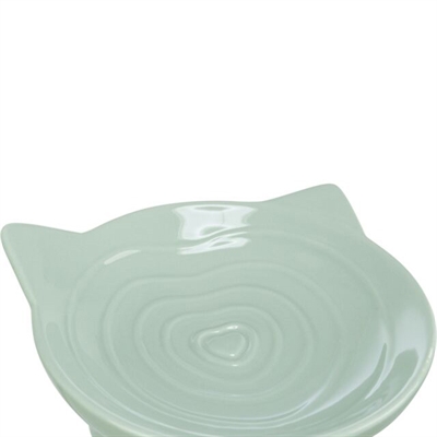 Trixie Voerbak / Drinkbak Kat Viviana Keramiek Salie 150 ml 14 cm