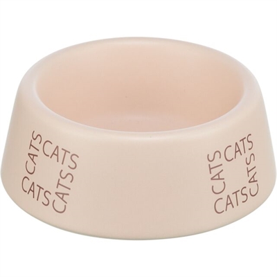 Trixie Voerbak / Drinkbak Kat Cats Keramiek Roze 150 ml 12 cm 4 st
