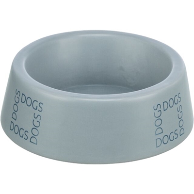 Trixie Voerbak / Drinkbak Hond Dogs Keramiek Grijsblauw 400 ml 16 cm