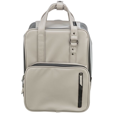 Trixie Hondentas Rugtas Citystyle Kunstleer Lichtgrijs 30x20x40 cm