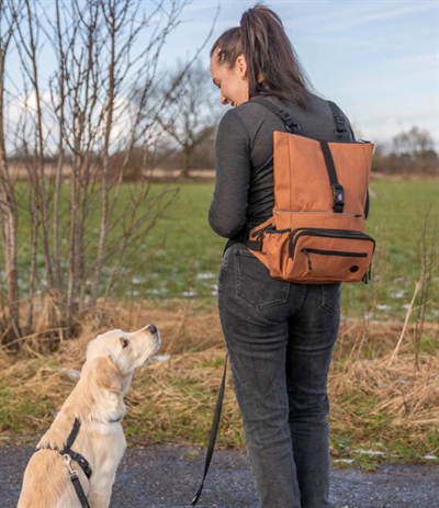 Trixie Rolltop Rugtas Met Heuptas Met Riem Roest 55x130 cm