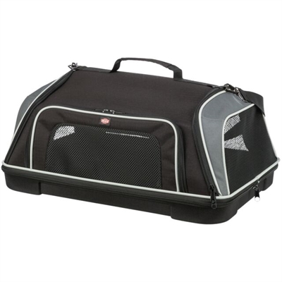 Trixie Hondentas Vliegtuigtas Boarding Zwart / Grijs 55x40x23 cm