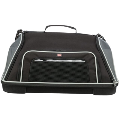 Trixie Hondentas Vliegtuigtas Boarding Zwart / Grijs 55x40x23 cm