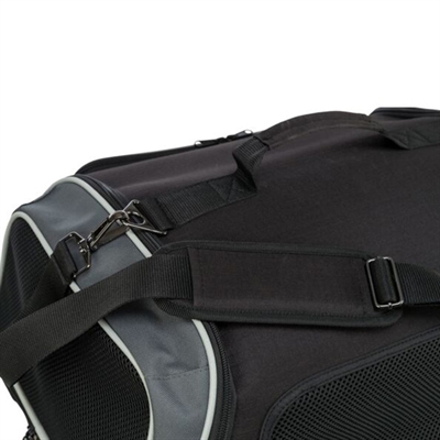 Trixie Hondentas Vliegtuigtas Boarding Zwart / Grijs 55x40x23 cm