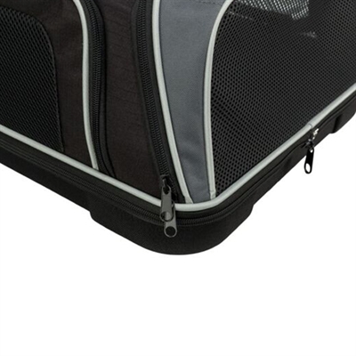Trixie Hondentas Vliegtuigtas Boarding Zwart / Grijs 55x40x23 cm